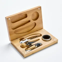 Est. Bamboo Wine Gift Set .product-info-decoration { display: inline-flex; justify-content: space-between; align-items: center; border-radius: 0.4rem; background-color: #E8E8E8; padding: 0.2rem 0.4rem; font-size: 1.4rem; line-height: 1.6rem; font-weight: var(--font-weight-semibold); letter-spacing: 0.042rem; text-transform: uppercase; --decoration-icon-url: ''; /* will be dynamically set */}.product-info-decoration.badge-icon::before { content: ''; width: 2rem; height: 2rem; background: var(--decoration-icon-url) no-repeat; background-size: 100% 100%; display: block; margin-right: 0.4rem;} Laser Engraved