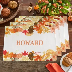 Fabulous Fall Table Runner & Placemats