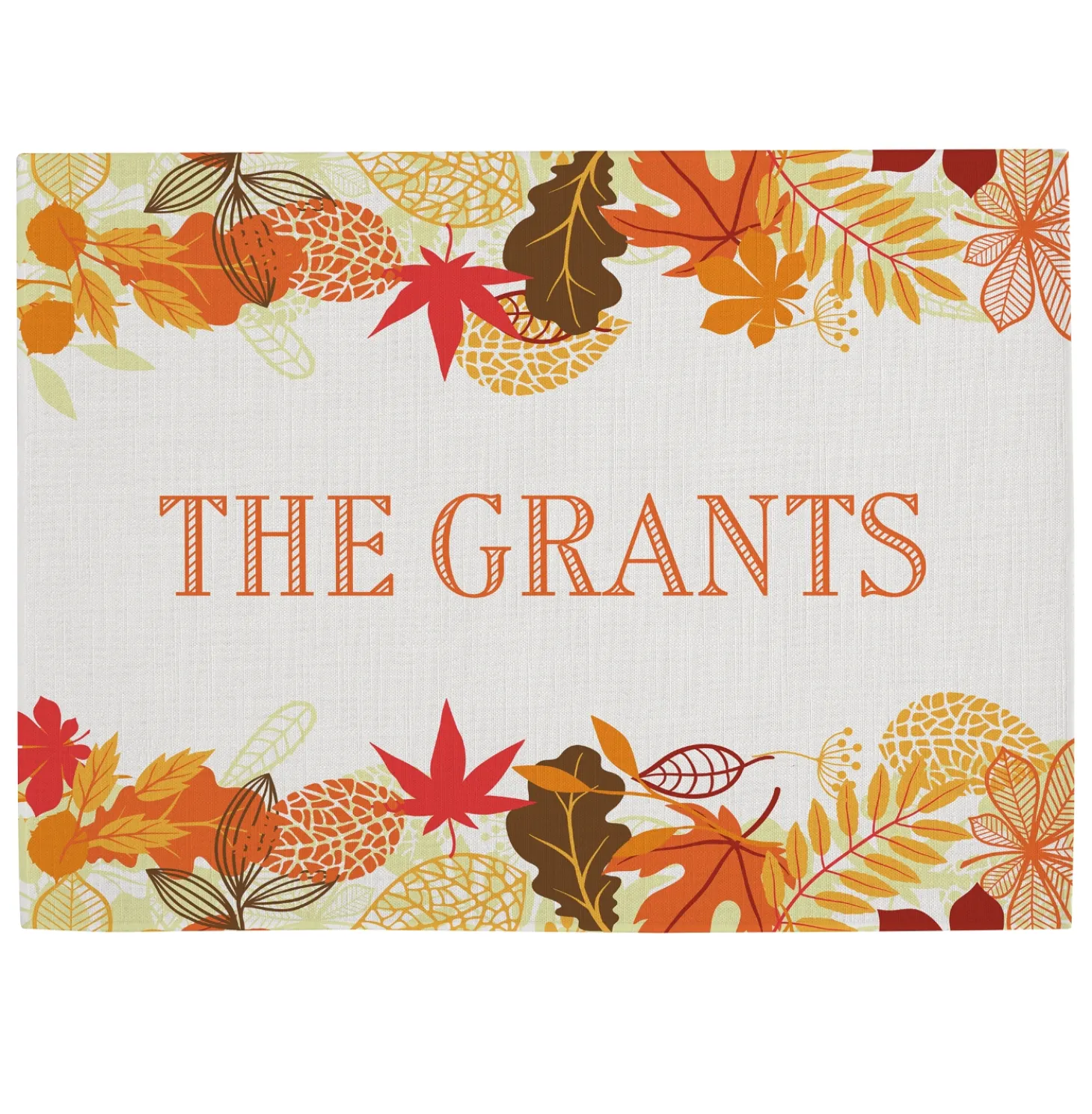 Fabulous Fall Table Runner & Placemats