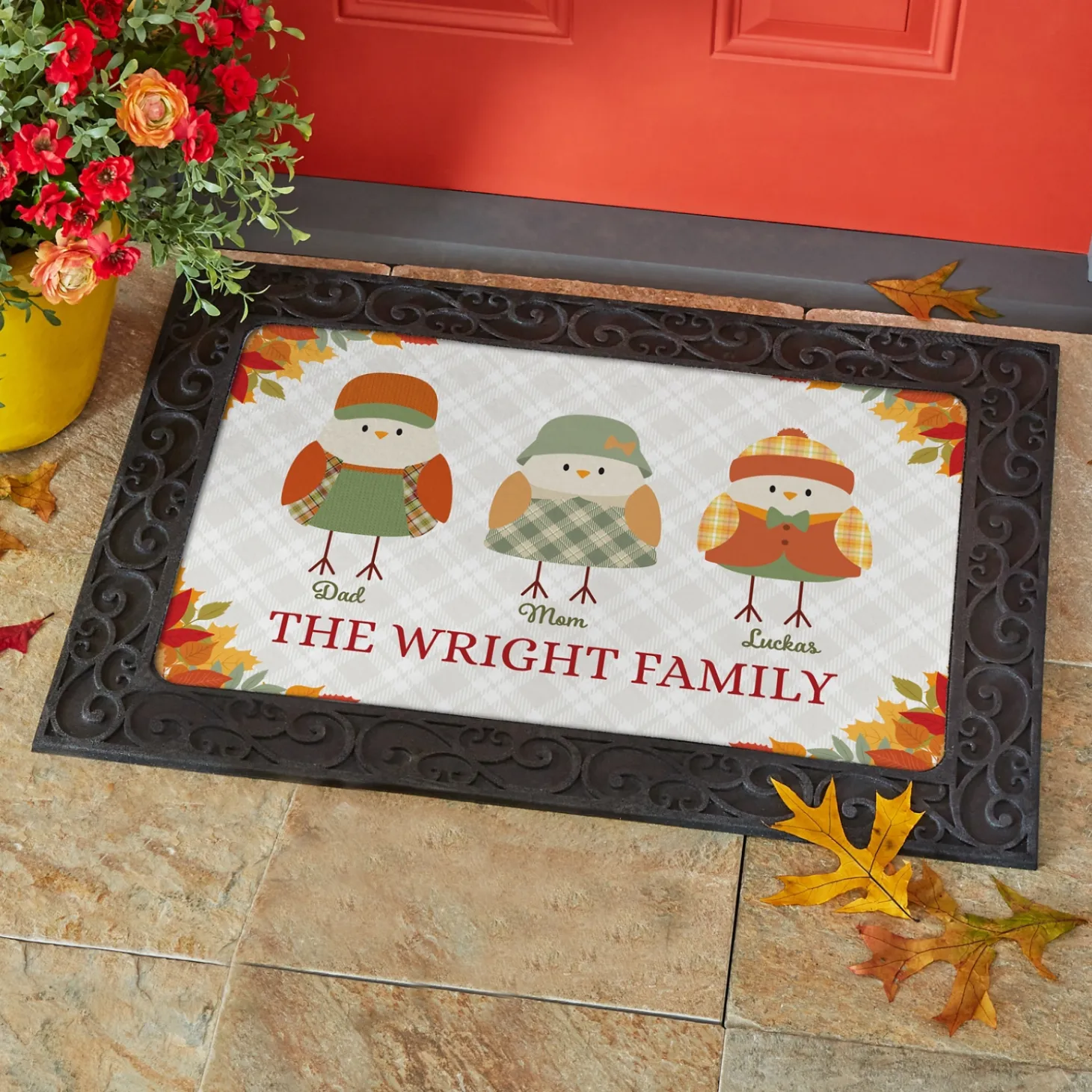 Fall Birds Doormat