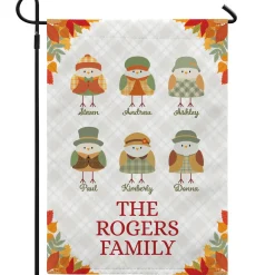 Fall Birds Garden Flag
