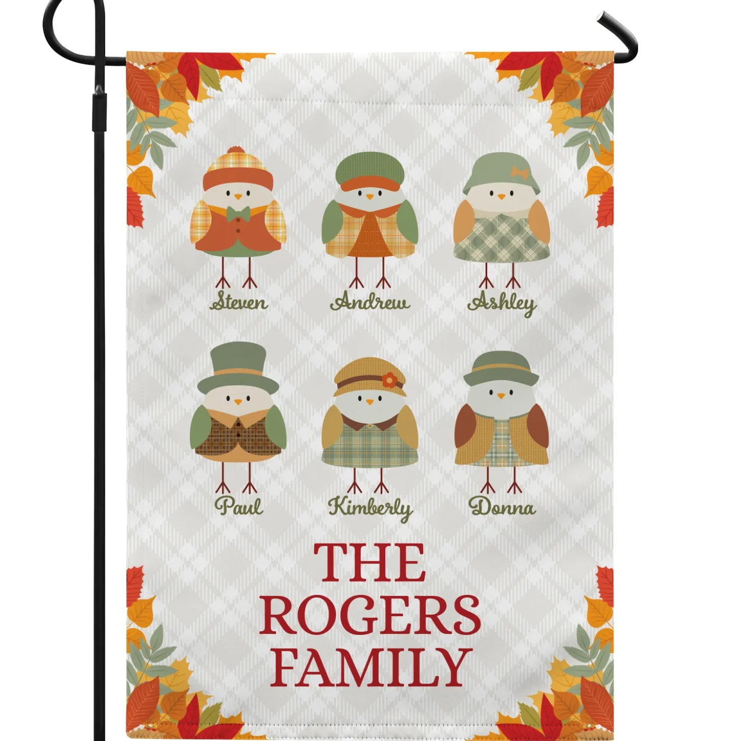 Fall Birds Garden Flag