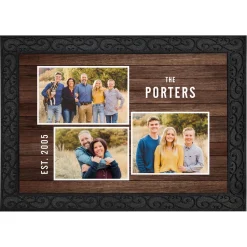 Family Fun Collage Photo Doormat