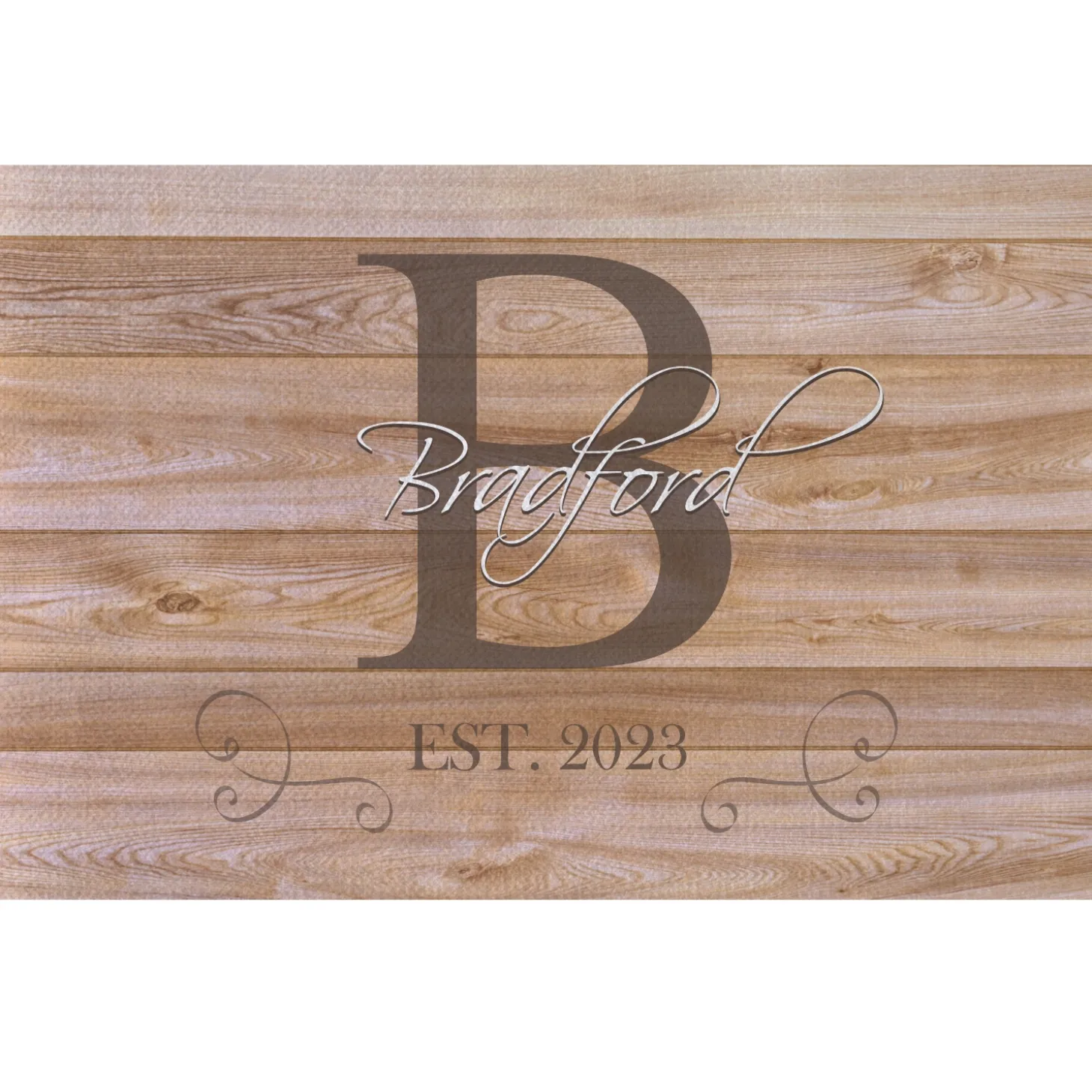 Family Initial & Name Doormat