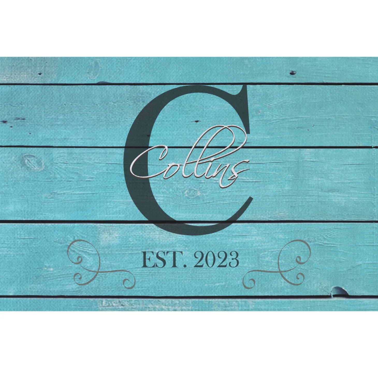 Family Initial & Name Doormat