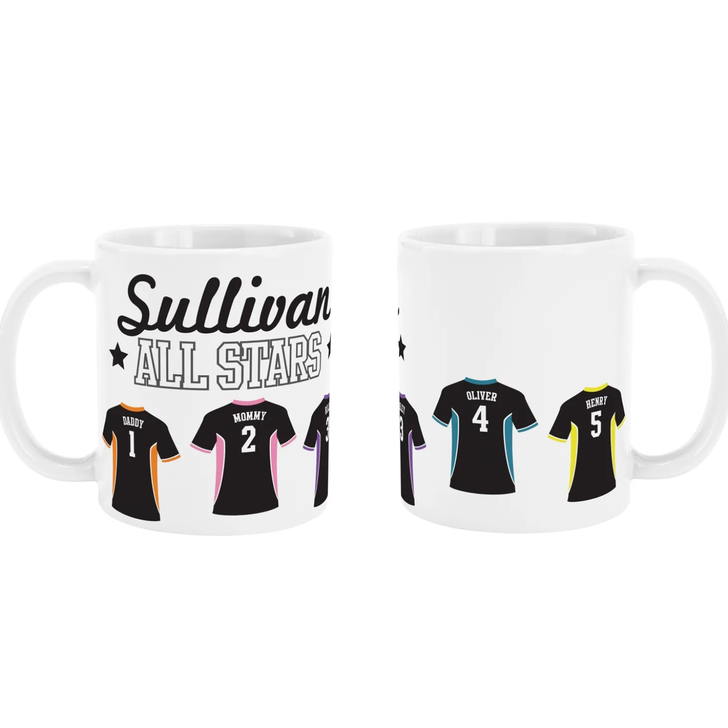 Family Line Up Sports Mug