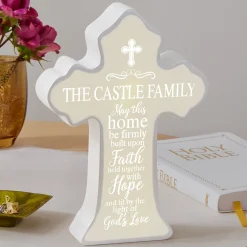 Family of Faith Lighted Cross