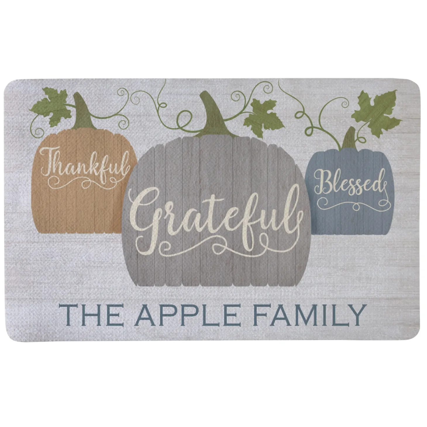 Farmhouse Pumpkins Doormat