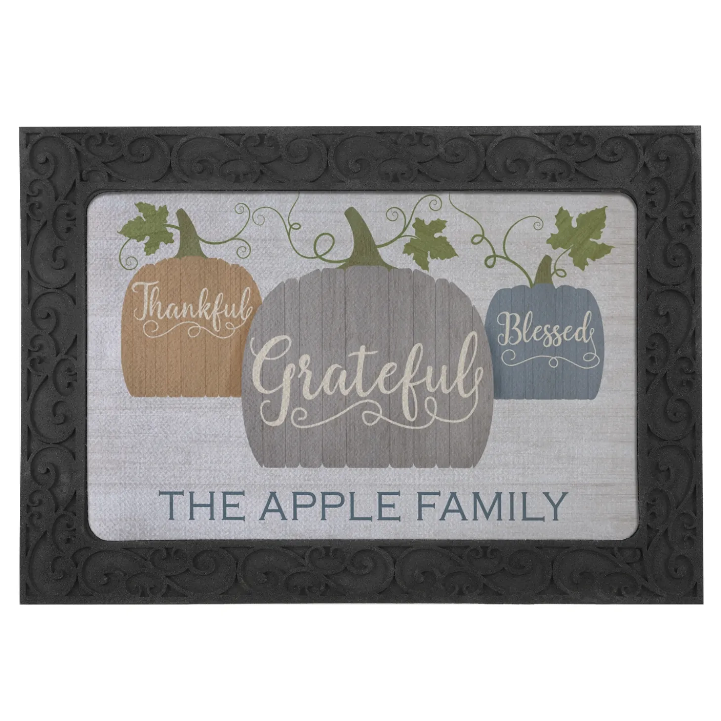 Farmhouse Pumpkins Doormat