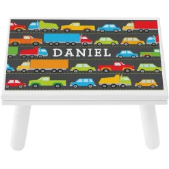 Fast Cars Step Stool