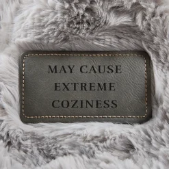 Faux Fur Gray Luxe Plush Blanket