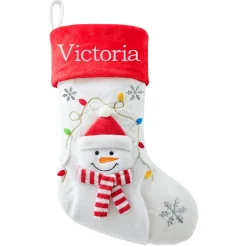 Festive Light-Up Character Stocking