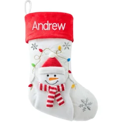 Festive Light-Up Character Stocking