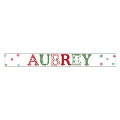 Festive Name Snack Bowl