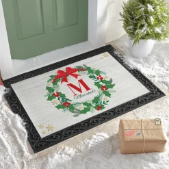 Festive Wreath Doormat