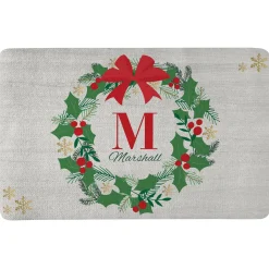 Festive Wreath Doormat
