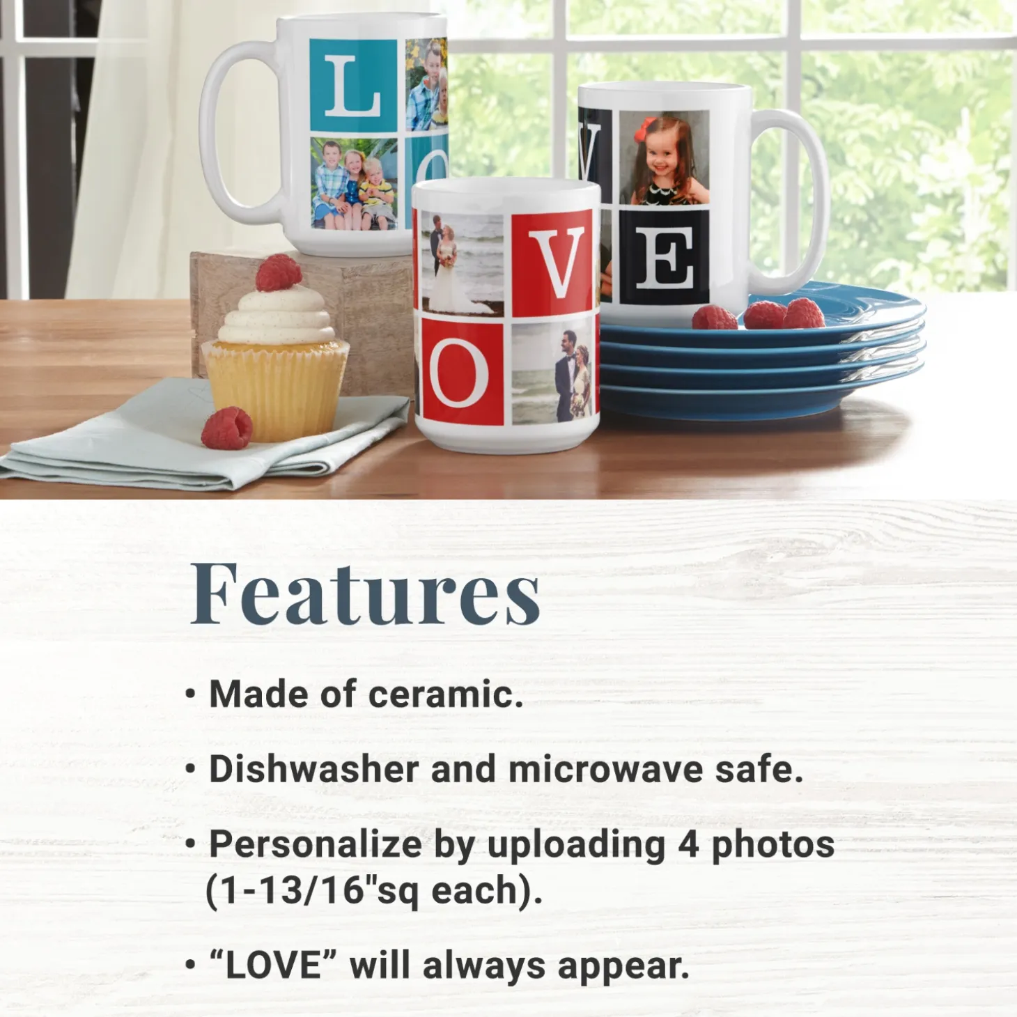 Filled with L-O-V-E Photo Mug