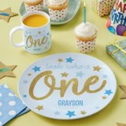 First Birthday Personalized Tableware