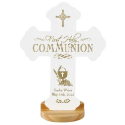 First Communion Keepsake Cross