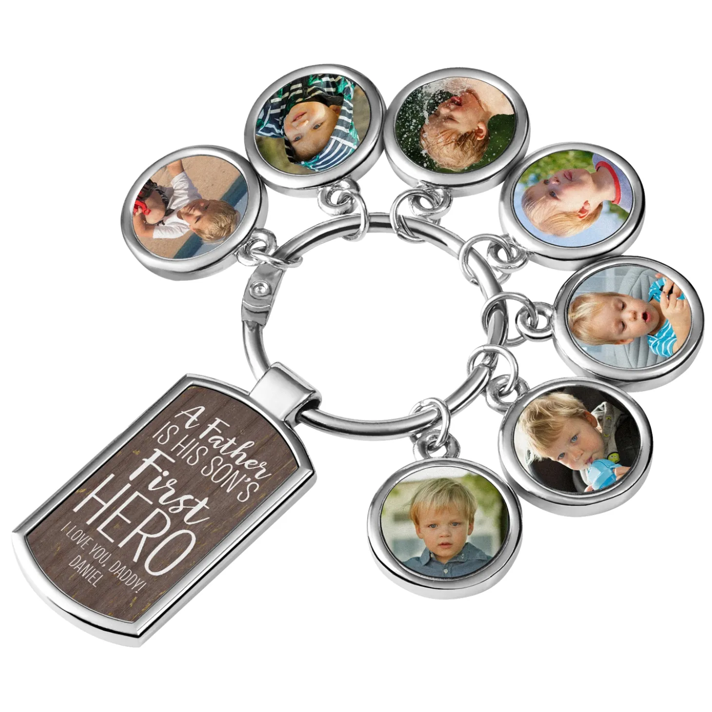 First Memories Photo Keychain