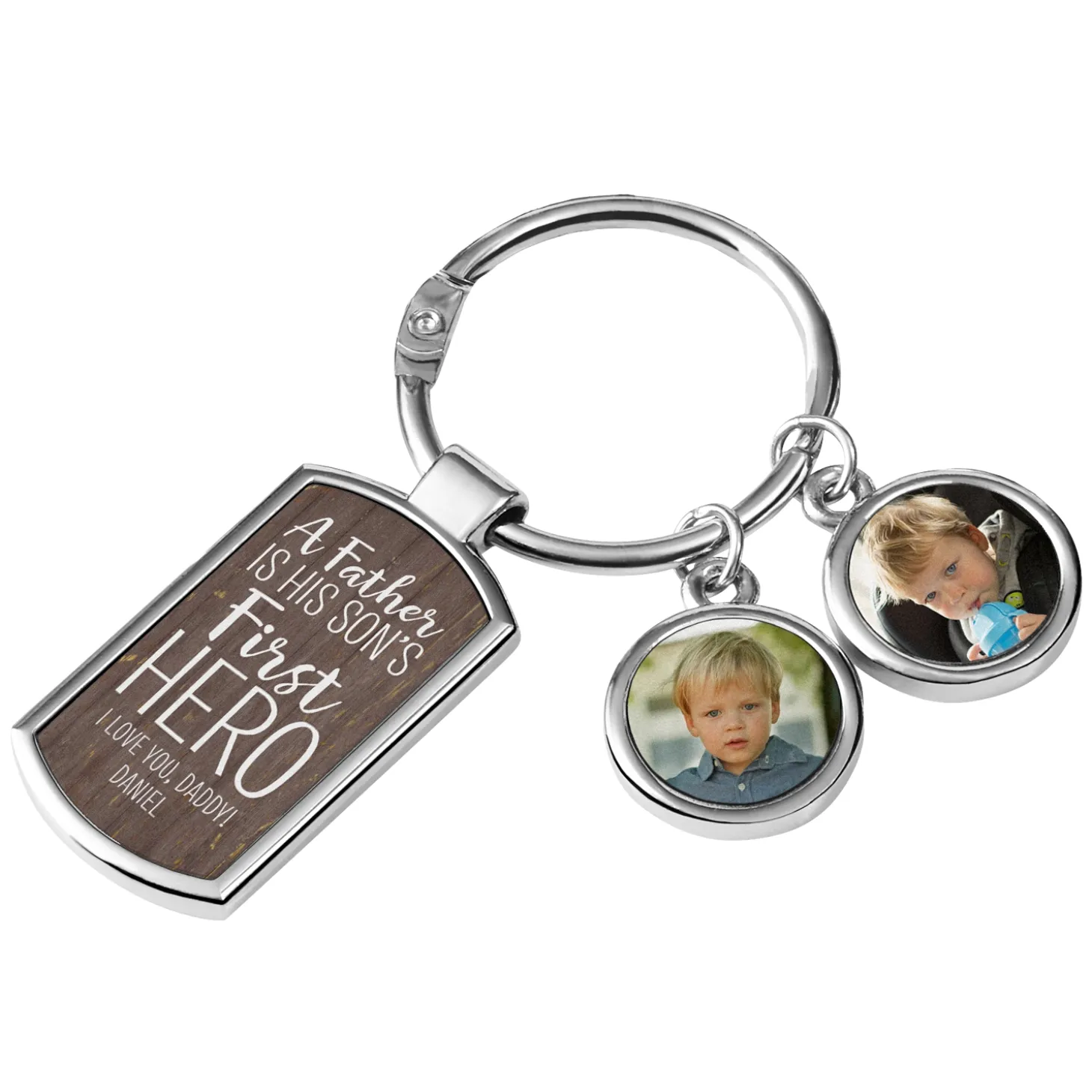 First Memories Photo Keychain