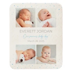 First Moments Photo Quilted Baby Blanket