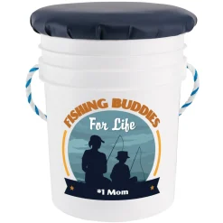 Fishing Buddies Seated Pail