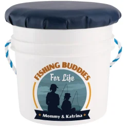 Fishing Buddies Seated Pail