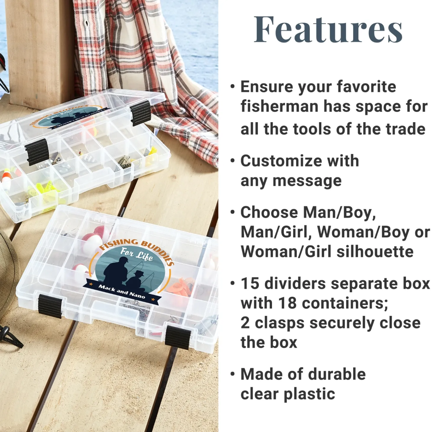 Fishing Buddies Utility Tackle Box