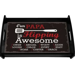 Flipping Awesome Wood Tray