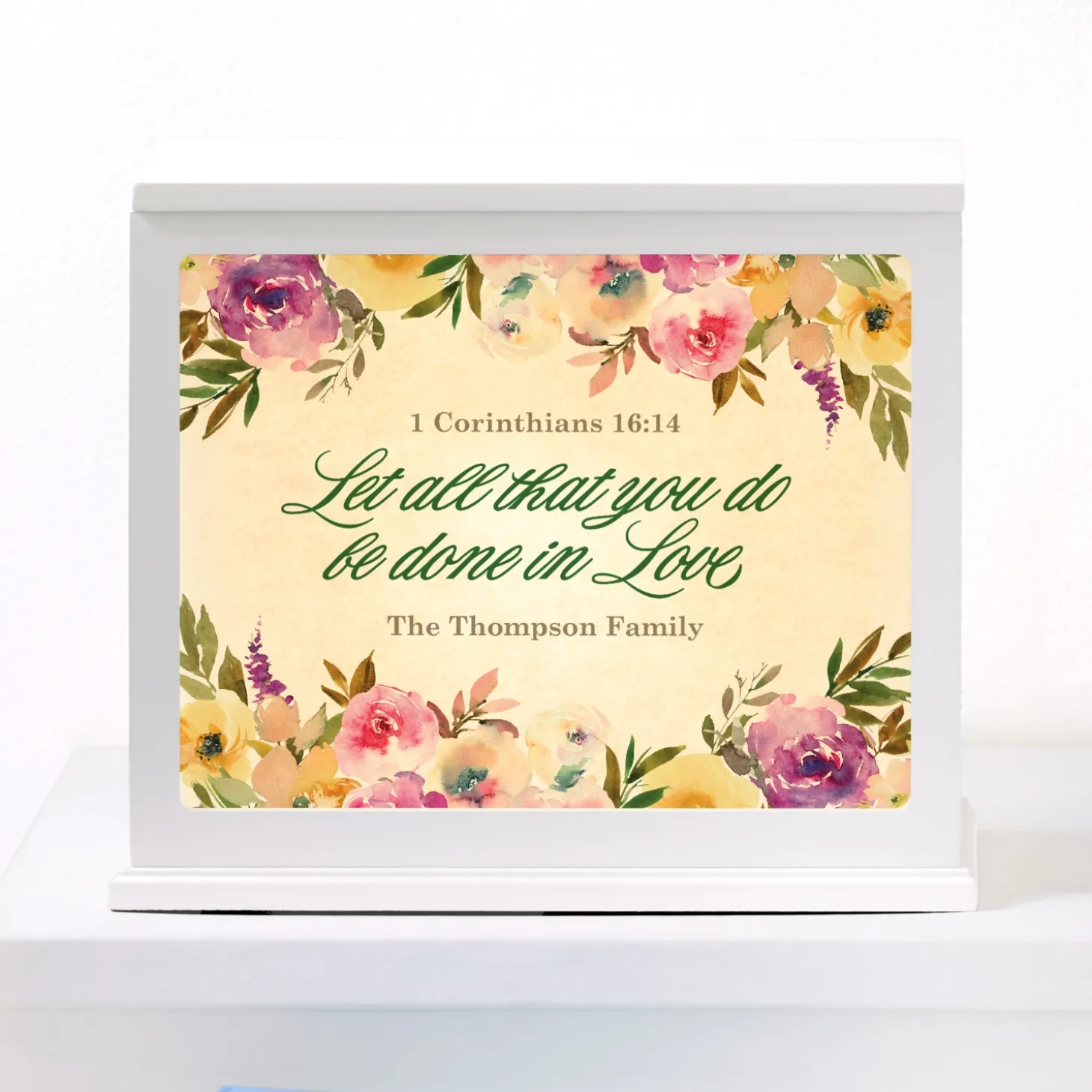 Floral Agape Love Accent Light