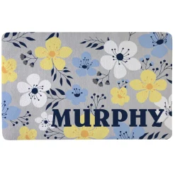 Floral Name Doormat
