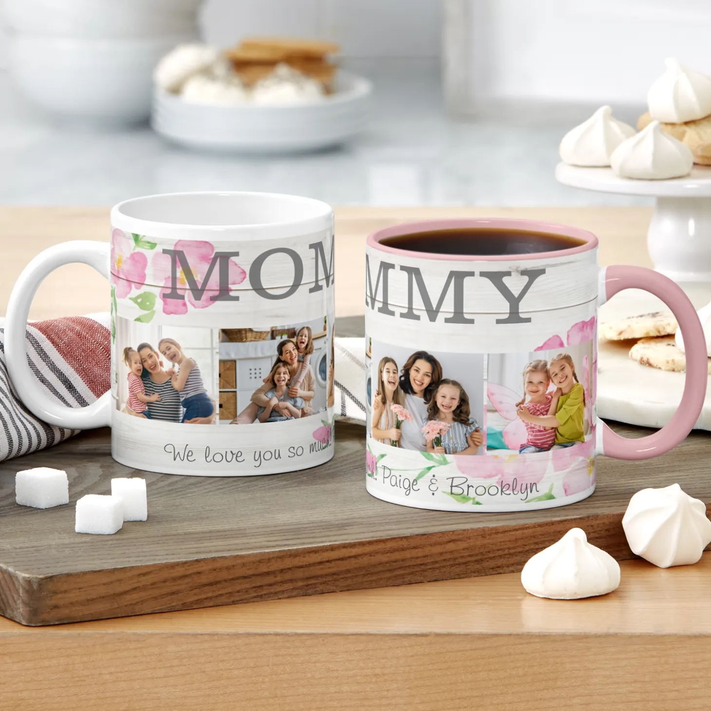 Floral Photo Memory Reel Mug