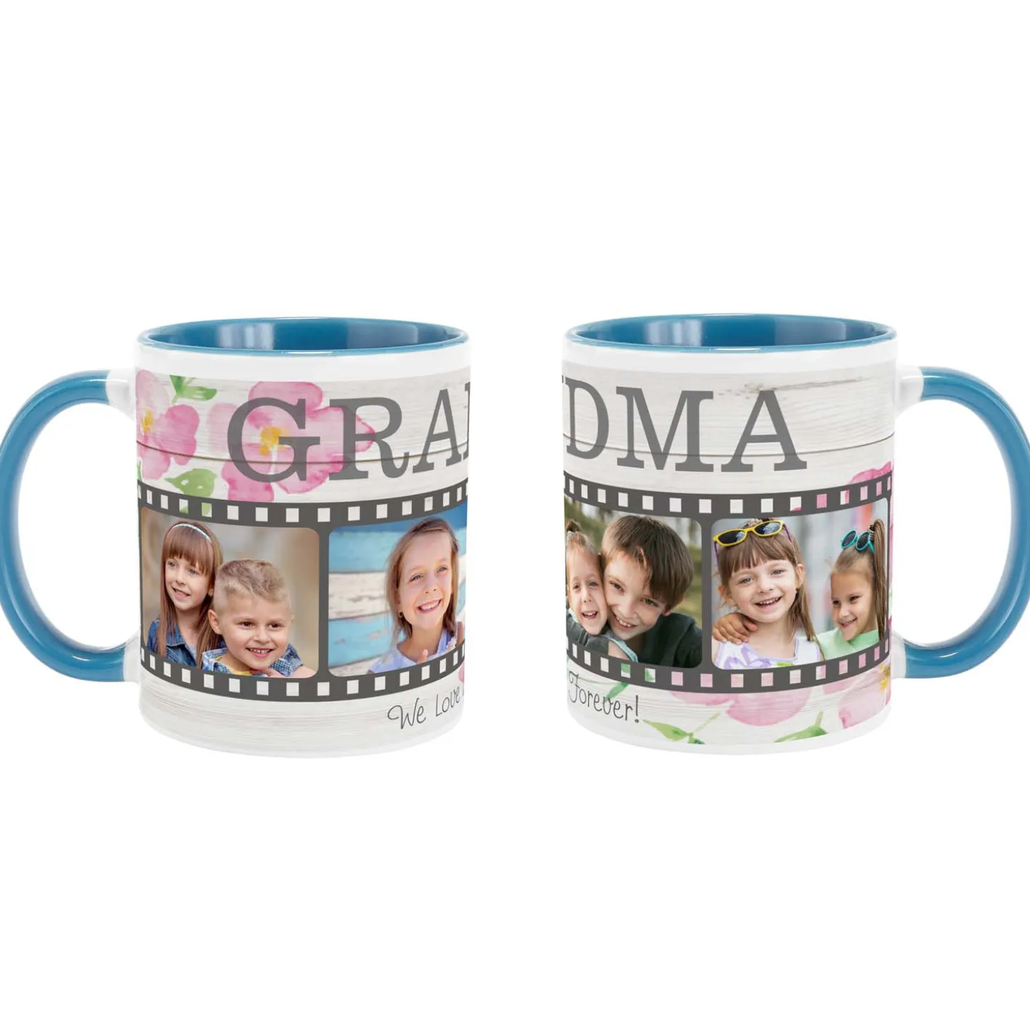 Floral Photo Memory Reel Mug