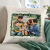 Foliage Frame Photo Throw Pillow