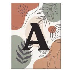 Foliage Monogram Canvas