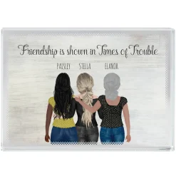 Forever Friends Glass Block