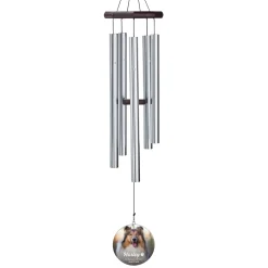 Forever Remembered Pet Memorial Photo 30" Wind Chime