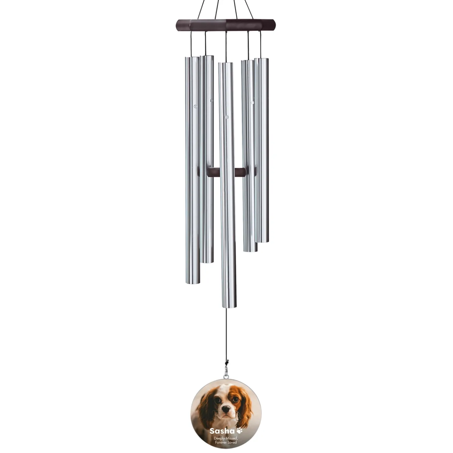 Forever Remembered Pet Memorial Photo 30" Wind Chime