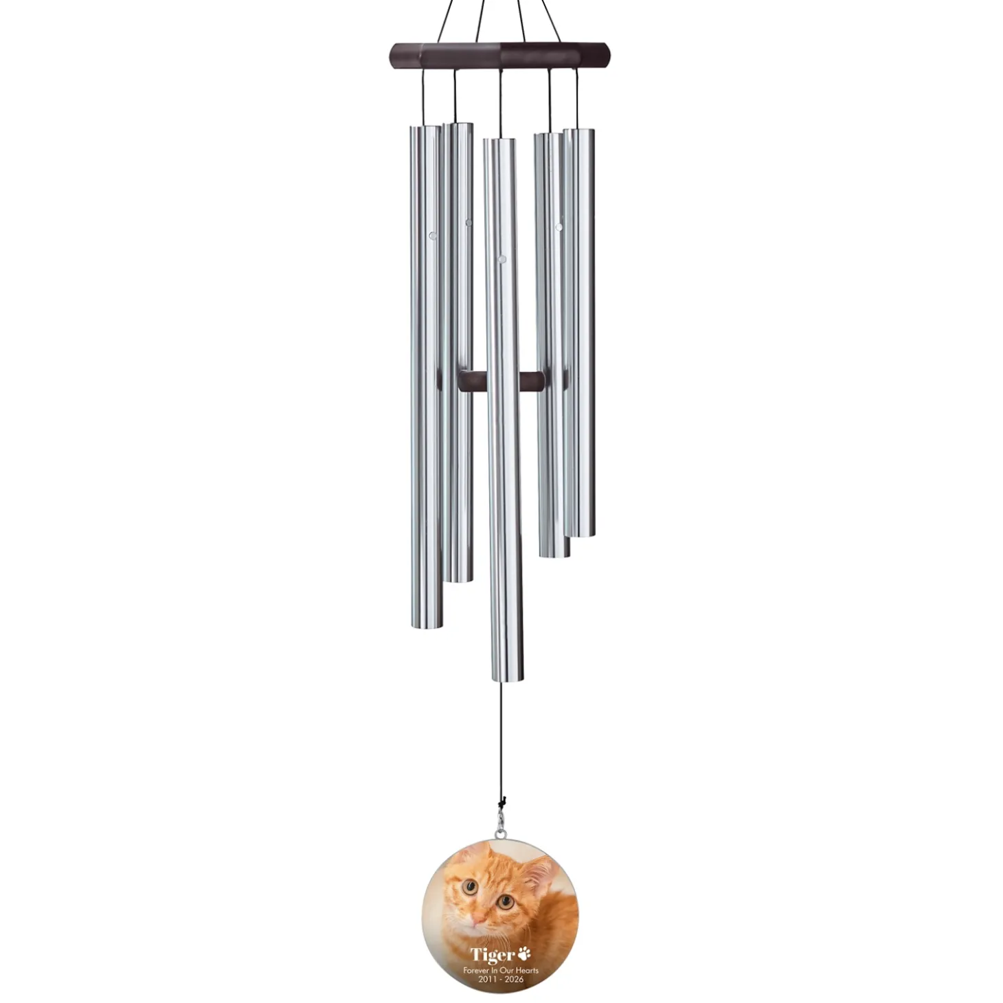 Forever Remembered Pet Memorial Photo 30" Wind Chime