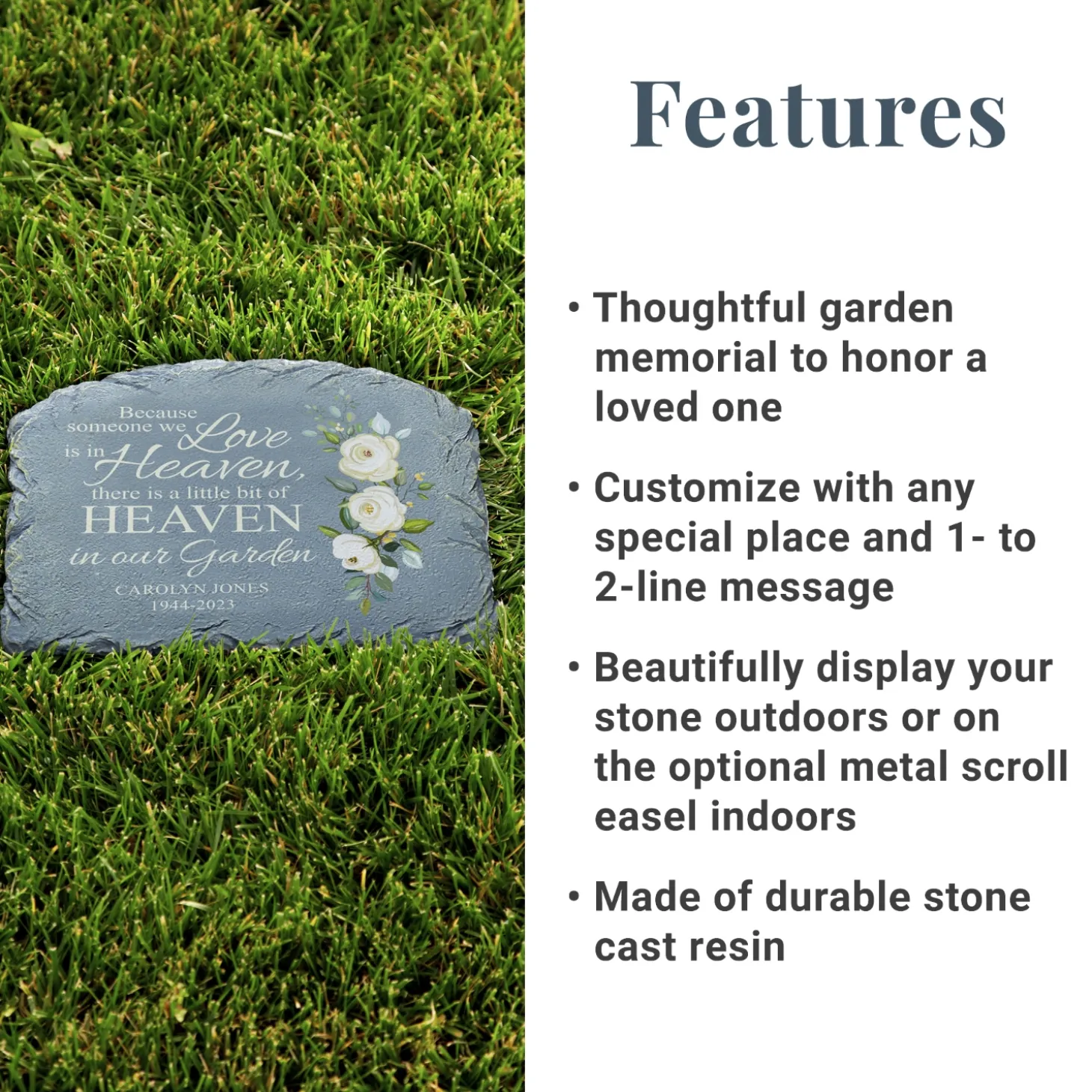 For Loved Ones Garden Stone