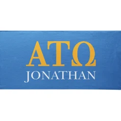 Fraternity Greek Letters Beach Towel