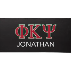 Fraternity Greek Letters Beach Towel