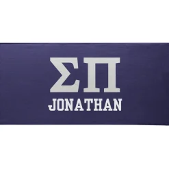 Fraternity Greek Letters Beach Towel