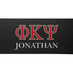 Fraternity Greek Letters Beach Towel