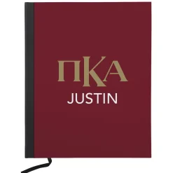 Fraternity Greek Letters Notebook