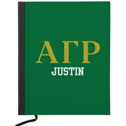 Fraternity Greek Letters Notebook