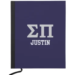 Fraternity Greek Letters Notebook