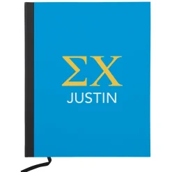 Fraternity Greek Letters Notebook
