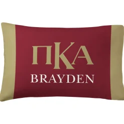 Fraternity Greek Letters Pillowcase
